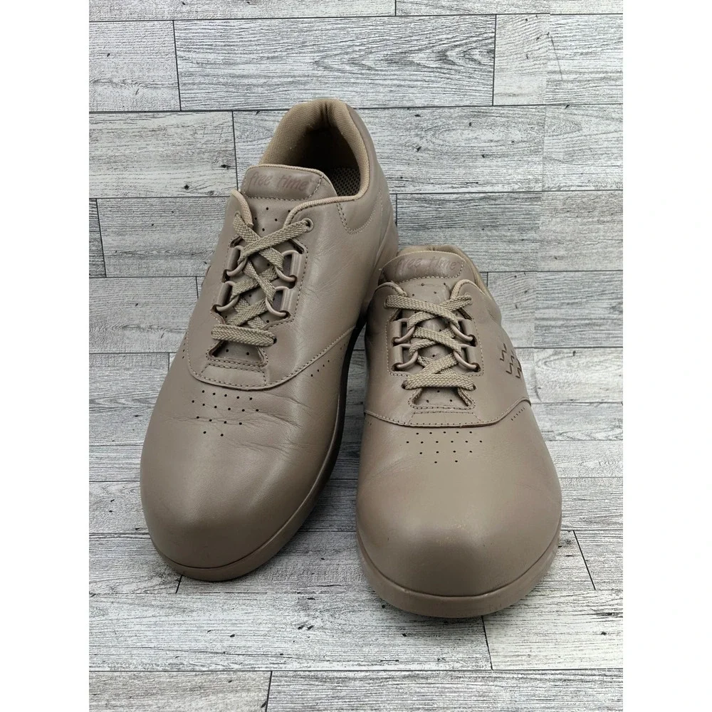 SAS Free Time Beige‎ Leather Comfort Walking Shoes Women's Size 11M